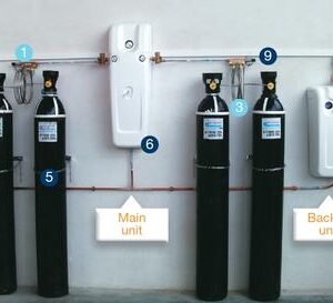 Centralny system rozprężania gazów medycznych